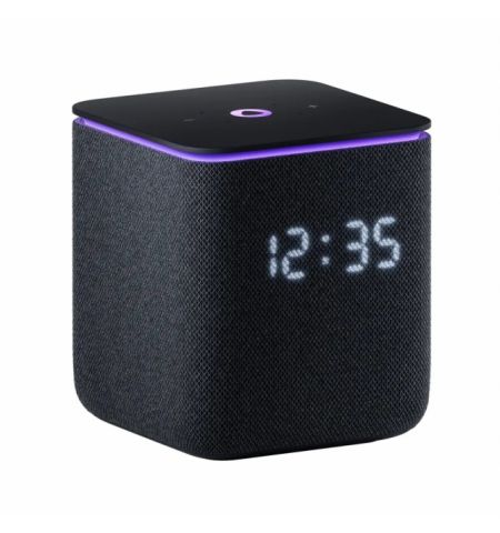 Smart Speaker (YNDX-00054BLK)  Yandex Station MIDI Zigbee with Alisa, Black, Smart Home Control Center with Zigbee, No Hub Required, Wi-FI-AC + BT4.2, Alisa Assistant built-in, 24W, Sensor buttons, 4 Microphones, LED Display