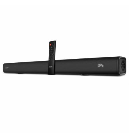 SVEN Soundbar SB-2040A, 40 W, Bluetooth, USB, AUX (3.5mm jack), HDMI (ARC), SPDIF (Optical), remote control, LED display, black
