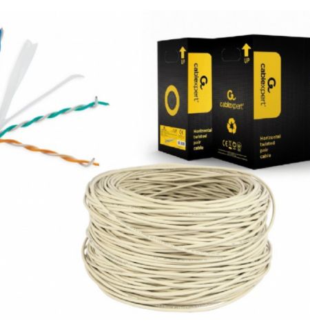 Cable UTP Gembird UPC-6004E-SO, AWG24 Solid Copper cable, cat. 6,  305m