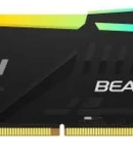 16GB DDR5-6400  Kingston FURY® Beast DDR5 RGB EXPO, PC51200, CL32, 1.4V, 1Rx8, Auto-overclocking, Asymmetric BLACK Large heat spreader, Dynamic RGB effects featuring Fury Infrared Sync technology, AMD® EXPO v1.1 and Intel® Extreme Memory Profiles (Intel® 