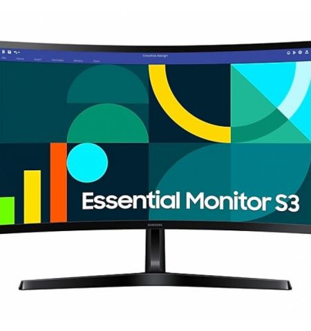 27.0” SAMSUNG VA LED S27D366G Curved Black (4ms, 1000:1, 250cd, 1920x1080, 178°/178°, VGA, HDMI, 100Hz Refresh Rate, Curvature 1800R, VESA)