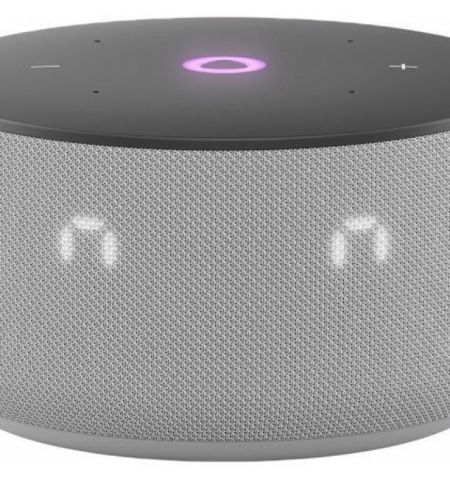 Smart Speaker (YNDX-00027GRY)  Yandex Station MINI 3 with Alisa, Gray, LED Display, Smart Home Control Center, No Hub Required, Wi-FI-AC + BT5.0, Alisa Assistant built-in, 12W, Sensor buttons, 3 Microphones Smart Speaker (YNDX-00027GRY)  Yandex Station MINI 3 with Alisa, Gray, LED Display, Smart Home Control Center, No Hub Required, Wi-FI-AC + BT5.0, Alisa Assistant built-in, 12W, Sensor buttons, 3 Microphones