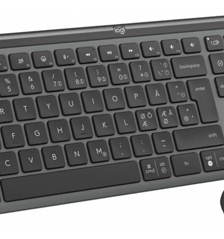 Logitech Signature Slim Combo MK950 - GRAPHITE, Mouse with6 buttons, US INT'L - 2.4GHZ/BT
