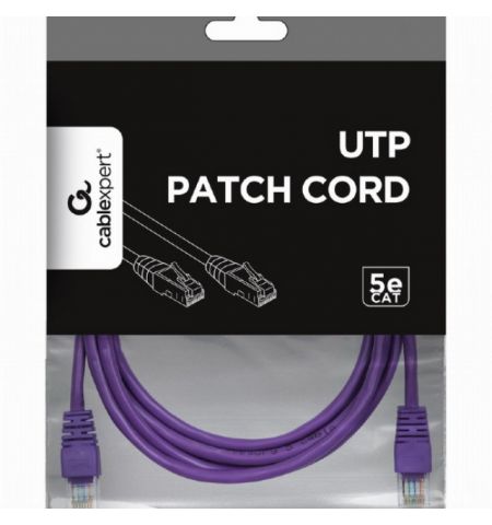 UTP Cat.5e Patch cord, 2m, Purple