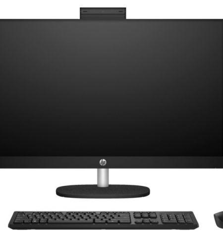 All-in-One PC - 27” HP AiO 27-cr0044ci 27” FHD AG IPS, Intel Core i5-1335U, 16GB (2x8) DDR4, 512GB M.2 PCIe NVMe SSD, Intel® Iris Xe Graphics, CR, HD Cam, WiFi6 2x2 + BT5, HDMI, LAN, Wireless Black 510SP KB and MS, FreeDos, Jack Black. All-in-One PC - 27” HP AiO 27-cr0044ci 27” FHD AG IPS, Intel Core i5-1335U, 16GB (2x8) DDR4, 512GB M.2 PCIe NVMe SSD, Intel® Iris Xe Graphics, CR, HD Cam, WiFi6 2x2 + BT5, HDMI, LAN, Wireless Black 510SP KB and MS, FreeDos, Jack Black.