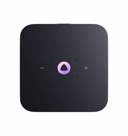 Smart Speaker (YNDX-00054BLK)  Yandex Station MIDI Zigbee with Alisa, Black, Smart Home Control Center with Zigbee, No Hub Required, Wi-FI-AC + BT4.2, Alisa Assistant built-in, 24W, Sensor buttons, 4 Microphones, LED Display
