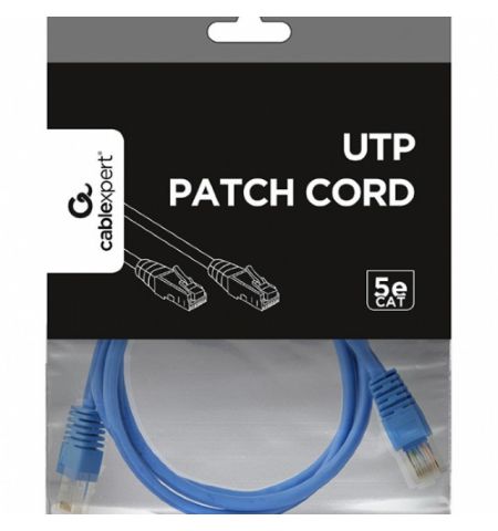 UTP Cat.5e Patch cord, 1.5m, Blue UTP Cat.5e Patch cord, 1.5m, Blue