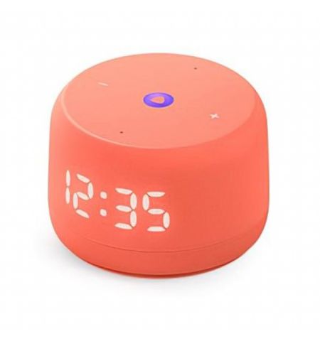 Smart Speaker (YNDX-00026ORG)  Yandex Station LITE 2 with Alisa, Coral, LED Display, Smart Home Control Center, No Hub Required, Wi-FI-AC + BT5.0, Alisa Assistant built-in, 6W, Sensor buttons, 4 Microphones Smart Speaker (YNDX-00026ORG)  Yandex Station LITE 2 with Alisa, Coral, LED Display, Smart Home Control Center, No Hub Required, Wi-FI-AC + BT5.0, Alisa Assistant built-in, 6W, Sensor buttons, 4 Microphones