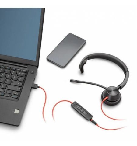 Poly Blackwire 3315-M Mono Microsoft Teams Certified USB-С Headset, 3.5 mm, Microphone noise-canceling, SoundGuard, DSP, Receive output from 80 Hz–20 kHz, Microphone 100 Hz–10 kHz, Call answer/ignore/end/hold, redial, mute, volume +/-, CABLE LENGTH 215cm, Poly Blackwire 3315-M Mono Microsoft Teams Certified USB-С Headset, 3.5 mm, Microphone noise-canceling, SoundGuard, DSP, Receive output from 80 Hz–20 kHz, Microphone 100 Hz–10 kHz, Call answer/ignore/end/hold, redial, mute, volume +/-, CABLE LENGTH 215cm,