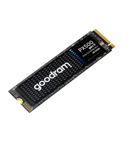 M.2 NVMe SSD 256GB GOODRAM PX500 Gen3, Interface: PCIe3.0 x4 / NVMe1.4, M2 Type 2280 form factor, Sequential Reads/Writes 3200 MB/s/ 1300 MB/s, Random (4k QD64) Read/Write 80K IOPS/ 250K IOPS, SMI 2263XT, TBW: 150TB, 3D NAND TLC, heat-dissipating thermal 