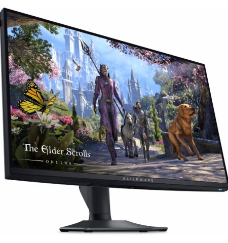 27.0” DELL IPS LED Alienware 27 4K Dual-Resolution (AW2725QF) Black (0.5ms, 1000:1, 600cd, 3840x2160 and 1920x1080, 178°/178°, up to 360Hz Refresh Rate, Console Mode 120Hz, VRR, ALLM,  HDMI, 2xHDMI, DisplayPort, USB Hub: 3xUSB3.2 + USB-C, Height Adjustmen