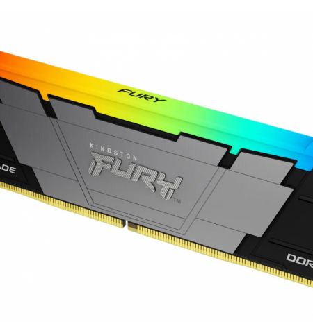 32GB DDR4-3600  Kingston FURY® Renegade DDR4 RGB, PC28800, CL18, 1.35V, 2Rx8, Symmetric Black/Silver Large heat spreader, Dynamic RGB effects featuring Kingston FURY Infrared Sync technology, Intel XMP 2.0 (Extreme Memory Profiles)