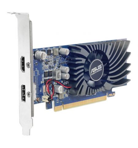 ASUS GeForce GT1030 2GB GDDR5 64 bit, Engine 1506MHz, Memory 6008 MHz, 1-slot, Single Fan, Active Cooling, 1xDP, 1xHDMI, Low Profile for HTPC build, Retail