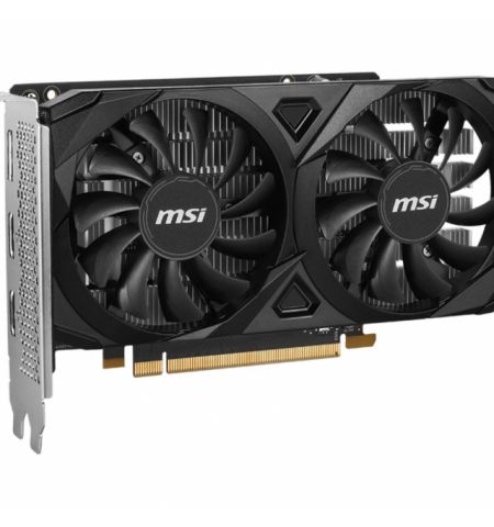MSI GeForce RTX™ 3050 VENTUS 2X E 6G OC /  6GB GDDR6 96Bit 1492/14000Mhz,  Ampere, PCI-E Gen4, 2xHDMI, 1xDP, Dual Fan Thermal Design - Tailored PCB, Custom fans design with a unique curve, OC Scanner, On Screen Display, Predator software, Retail