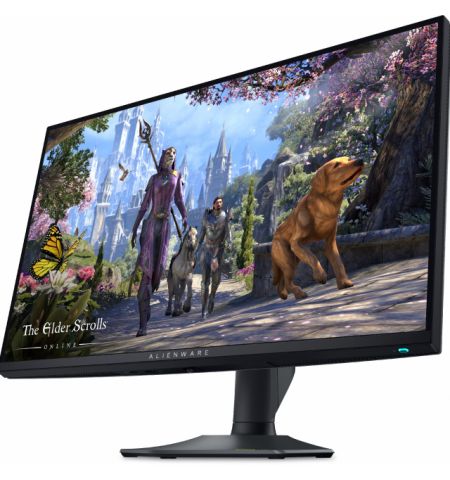 27.0” DELL IPS LED Alienware 27 4K Dual-Resolution (AW2725QF) Black (0.5ms, 1000:1, 600cd, 3840x2160 and 1920x1080, 178°/178°, up to 360Hz Refresh Rate, Console Mode 120Hz, VRR, ALLM,  HDMI, 2xHDMI, DisplayPort, USB Hub: 3xUSB3.2 + USB-C, Height Adjustmen