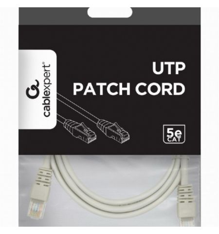 UTP Cat.5e Patch cord, 1.5m, Grey UTP Cat.5e Patch cord, 1.5m, Grey