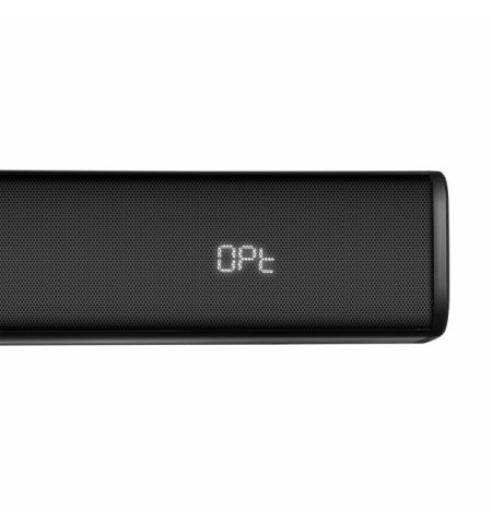 SVEN Soundbar SB-2040A, 40 W, Bluetooth, USB, AUX (3.5mm jack), HDMI (ARC), SPDIF (Optical), remote control, LED display, black