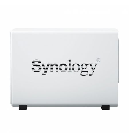 Synology Disk Station DS223j, 2-bay NAS Server, Compact, quiet, and energy-efficient storage, Realtek CPU 4-core 1.7GHz, 1GB DDR4, 2* 3.5” HDD free slots, 1xGbE LAN, 2x USB3.2, Noise Level 	18.2 dB(A), System Fan 92mm, Silver