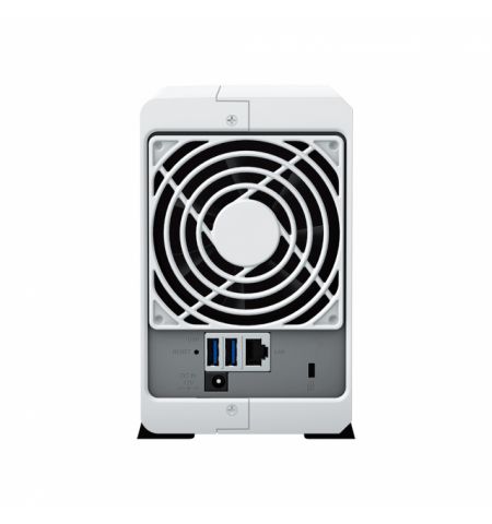 Synology Disk Station DS223j, 2-bay NAS Server, Compact, quiet, and energy-efficient storage, Realtek CPU 4-core 1.7GHz, 1GB DDR4, 2* 3.5” HDD free slots, 1xGbE LAN, 2x USB3.2, Noise Level 	18.2 dB(A), System Fan 92mm, Silver