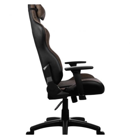 Gaming/Office Chair AROZZI Avanti SoftFabric, Brown, max weight up to 120kg, 3D Armrests, Rocking function that tilts the seat and backrest up to 12°, Head and Lumber cushions, Metal Frame, Nylon wheelbase , Gas Lift 4 class