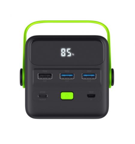 50000mAh XXL Power bank - Trust Redoh XXL, Flashlight, Battery level indicator, Charging technology:auto-detect, USB PD 3.0 + PPS, 3x USB port A type, 1x USB port C type, Total weight 1132g, Black 50000mAh XXL Power bank - Trust Redoh XXL, Flashlight, Battery level indicator, Charging technology:auto-detect, USB PD 3.0 + PPS, 3x USB port A type, 1x USB port C type, Total weight 1132g, Black