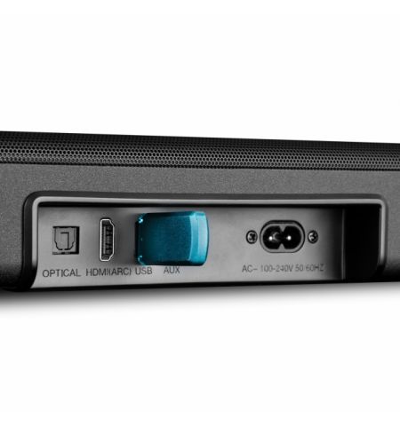 SVEN Soundbar SB-2055, 80 W, Bluetooth, USB, AUX (3.5mm jack), HDMI (ARC), SPDIF (Optical), remote control, LED display, black