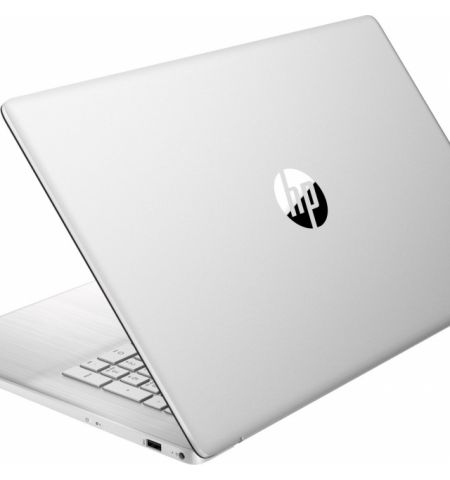 HP Laptop 17 Natural Silver (17-cn2044cii), 17.3” IPS FHD 300 nits (Intel Core i5-1235U 10xCore 3.3-4.4 GHz, 16GB (2x8) DDR4 RAM, 512GB PCIe NVMe SSD, Intel Iris Xe Graphics, no ODD, WiFi 5-AC/BT5.0, Type-C, 41Wh 3cell, 720p HD Webcam, Ru, FreeDOS, 2.08kg