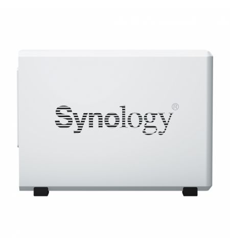 Synology Disk Station DS223j, 2-bay NAS Server, Compact, quiet, and energy-efficient storage, Realtek CPU 4-core 1.7GHz, 1GB DDR4, 2* 3.5” HDD free slots, 1xGbE LAN, 2x USB3.2, Noise Level 	18.2 dB(A), System Fan 92mm, Silver