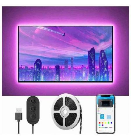TV Light Strip  GOVEE RGB TV Backlight (40”-60”), Wi-Fi + BT, Multicolor, App, Music Mode, No Hub Required