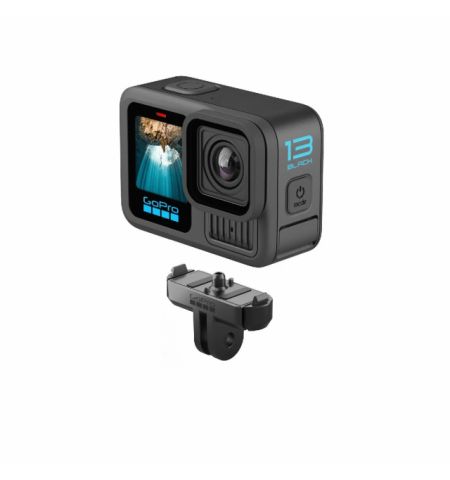 GoPro Magnetic Latch Mount, Includes 1 Magnetic Latch Mount and thumb screw,  compatible with HERO13 Black Camera, 70x155x50, 44g