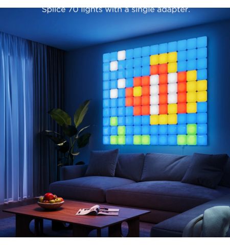 Square Lights  GOVEE Smart Mini Panel Lights 10 Pack, Wi-Fi + BT, Multicolor, Diffused RGBIC Light Effects, No Hub Required, DIY Lighting Effects, Flexible Installation, 40 Preset Lighting Effects, Customizable Design Layout, App, Control Box, Voice Contr Square Lights  GOVEE Smart Mini Panel Lights 10 Pack, Wi-Fi + BT, Multicolor, Diffused RGBIC Light Effects, No Hub Required, DIY Lighting Effects, Flexible Installation, 40 Preset Lighting Effects, Customizable Design Layout, App, Control Box, Voice Contr