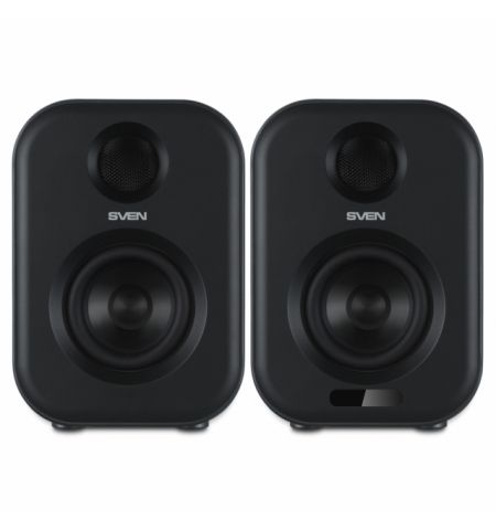 SVEN MC-5 Grey,  2.0 / 2x25W RMS, Bluetooth, RCA, microSD, USB flash, optical input, remote control, All-in-one control panel with touch buttons.