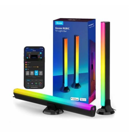 TV Light Bars GOVEE RGBIC TV Light Bars (45”-70”), Wi-Fi + BT, Multicolor, App, Music Mode, No Hub Required TV Light Bars GOVEE RGBIC TV Light Bars (45”-70”), Wi-Fi + BT, Multicolor, App, Music Mode, No Hub Required