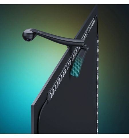 TV Light Strip  GOVEE RGBIC Envisual TV Backlight T2 with Dual Cameras (55”-65”), Wi-Fi + BT, Multicolor, Zonal Color Control, Voice Control, App, Music Mode, No Hub Required, Real-time color matching to enhance your visual experience