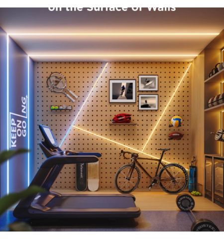 Light Strip  GOVEE RGBICW COB Strip Light Pro 3m, White, Smart Wi-Fi Light Strip, Wi-Fi + BT, Matter Compatible, Multicolor, Zonal Color Control, App, Shape Recognition, No Hub Required, Flexible Installation, AI Lighting Bot Light Strip  GOVEE RGBICW COB Strip Light Pro 3m, White, Smart Wi-Fi Light Strip, Wi-Fi + BT, Matter Compatible, Multicolor, Zonal Color Control, App, Shape Recognition, No Hub Required, Flexible Installation, AI Lighting Bot