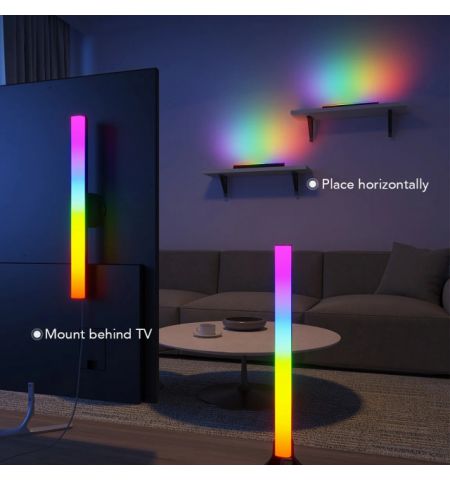 TV Light Bars GOVEE RGBIC TV Light Bars (45”-70”), Wi-Fi + BT, Multicolor, App, Music Mode, No Hub Required TV Light Bars GOVEE RGBIC TV Light Bars (45”-70”), Wi-Fi + BT, Multicolor, App, Music Mode, No Hub Required