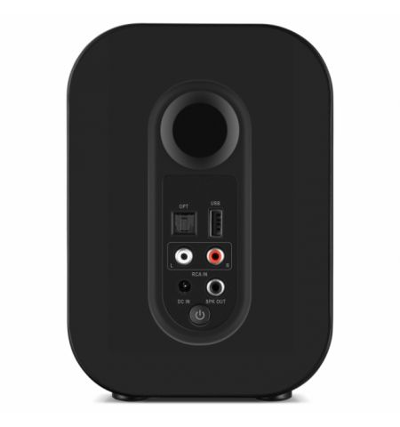 SVEN MC-5 Grey,  2.0 / 2x25W RMS, Bluetooth, RCA, microSD, USB flash, optical input, remote control, All-in-one control panel with touch buttons.