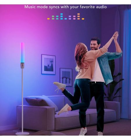 Floor Lamp  GOVEE RGBICW Cylinder Floor Lamp, Wi-Fi + BT, Multicolor + Extra White LEDs, Multidirectional Lighting, 360° lighting, 2200k-6500k, 1500 lumens, No Hub Required, 64 Preset Scene Modes, Schedule & Timer Functions, App, Control Box, Voice Contro Floor Lamp  GOVEE RGBICW Cylinder Floor Lamp, Wi-Fi + BT, Multicolor + Extra White LEDs, Multidirectional Lighting, 360° lighting, 2200k-6500k, 1500 lumens, No Hub Required, 64 Preset Scene Modes, Schedule & Timer Functions, App, Control Box, Voice Contro