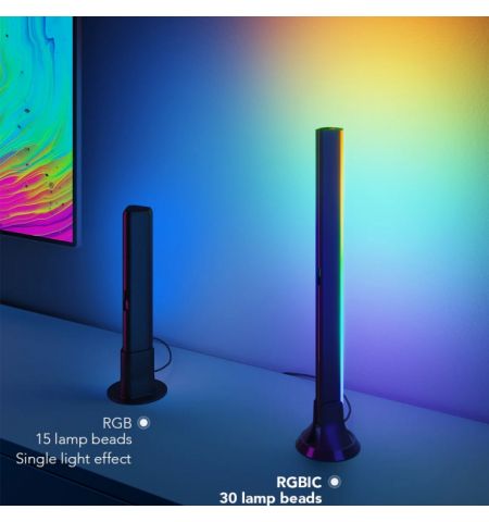 TV Light Bars GOVEE RGBIC TV Light Bars (45”-70”), Wi-Fi + BT, Multicolor, App, Music Mode, No Hub Required TV Light Bars GOVEE RGBIC TV Light Bars (45”-70”), Wi-Fi + BT, Multicolor, App, Music Mode, No Hub Required
