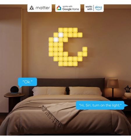 Square Lights  GOVEE Smart Mini Panel Lights 10 Pack, Wi-Fi + BT, Multicolor, Diffused RGBIC Light Effects, No Hub Required, DIY Lighting Effects, Flexible Installation, 40 Preset Lighting Effects, Customizable Design Layout, App, Control Box, Voice Contr Square Lights  GOVEE Smart Mini Panel Lights 10 Pack, Wi-Fi + BT, Multicolor, Diffused RGBIC Light Effects, No Hub Required, DIY Lighting Effects, Flexible Installation, 40 Preset Lighting Effects, Customizable Design Layout, App, Control Box, Voice Contr