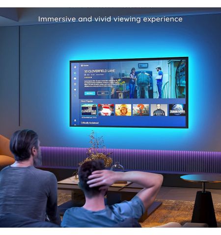 TV Light Strip  GOVEE RGB TV Backlight (40”-60”), Wi-Fi + BT, Multicolor, App, Music Mode, No Hub Required TV Light Strip  GOVEE RGB TV Backlight (40”-60”), Wi-Fi + BT, Multicolor, App, Music Mode, No Hub Required