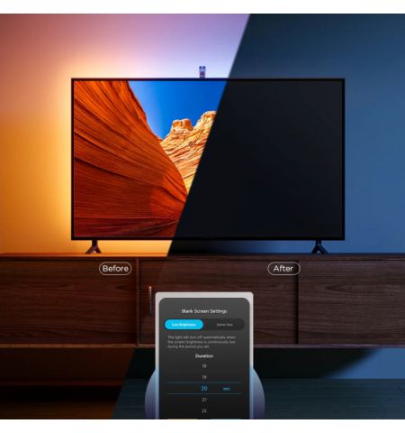 TV Light Strip  GOVEE RGBIC TV Backlight 3 Lite (75”-85”), Wi-Fi + BT, Multicolor, Matter Compatible, Zonal Color Control, Voice Control, App, Music Mode, No Hub Required, Real-time color matching to enhance your visual experience TV Light Strip  GOVEE RGBIC TV Backlight 3 Lite (75”-85”), Wi-Fi + BT, Multicolor, Matter Compatible, Zonal Color Control, Voice Control, App, Music Mode, No Hub Required, Real-time color matching to enhance your visual experience