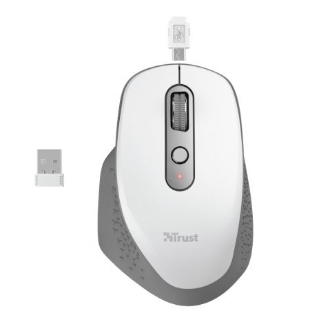 Trust Ozaa Rechargeable Wireless Mouse, Silent Buttons, 2.4GHz,