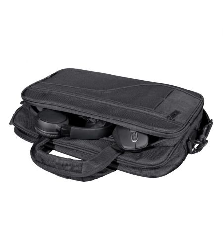 Trust NB bag 16" Sydney, Eco-friendly laptop bag for 16" laptops, (420 x310mm), Black