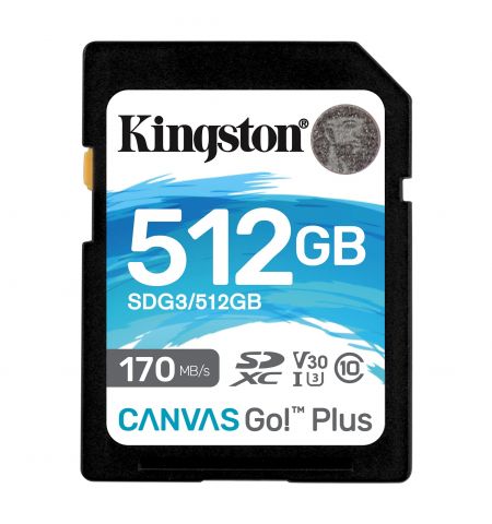 Карта памяти Kingston Canvas Go! Plus SD 512GB