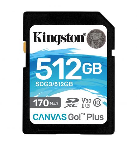 Card de memorie Kingston Canvas Go! Plus SD 512GB