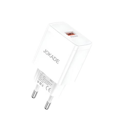 Jokade Настенное зарядное устройство 1*USB-A, 3A, 22.5, JB097, белый