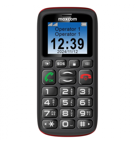 Мобильный телефон MaxCom MM428L, Чёрный