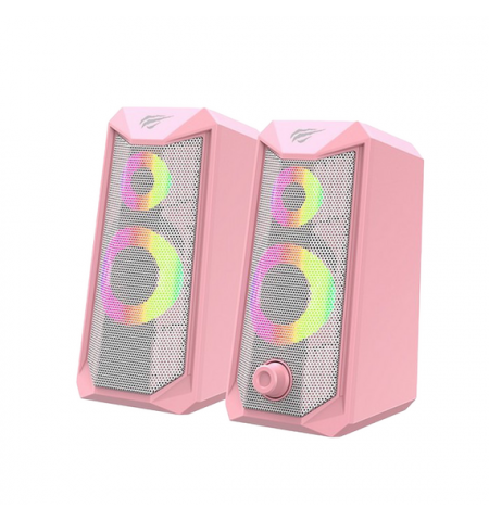Компьютерные колонки 2.0 Havit SK202, Розовый
