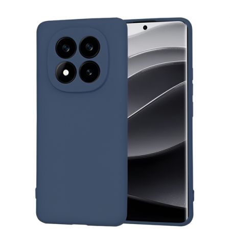 Чехол WOO Case Liquid Silicone Xiaomi Redmi Note 14 Pro Plus 5G, синий